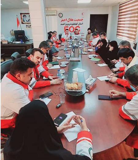 تأکید بر ارتقای بهرهوری و هماهنگی در نشست شورای اداری جمعیت هلالاحمر کهگیلویهوبویراحمد