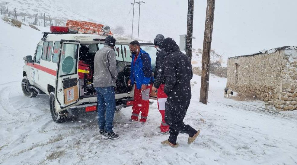 خدمات گسترده هلالاحمر کهگیلویه و بویراحمد به ۲۷۸۵ نفر در حوادث دیماه ۱۴۰۴